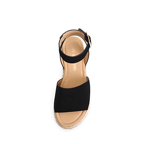 Image of DREAM PAIRS Women's Platform Espadrilles Casual Ankle Strap Wedge Sandals Comfortable Dressy Summer Shoes