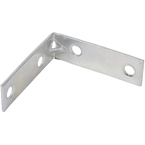 Merriway 75mm Bright Zinc Corner Braces Cover