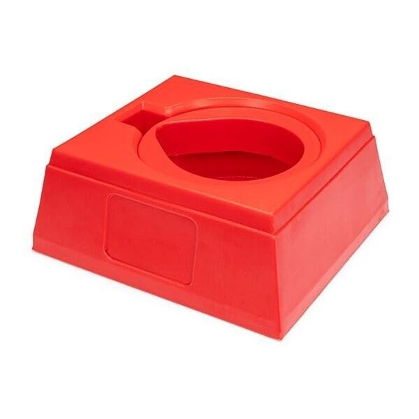 Fire Extinguisher Stand Jonesco JFP1/2 - Red Double & Single Fire Extinguisher Stand (Red Single Stand (JFP1))