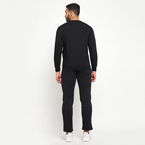 Image of Duke Stardust Men Round Neck Tracksuit (LF6028 Black M)