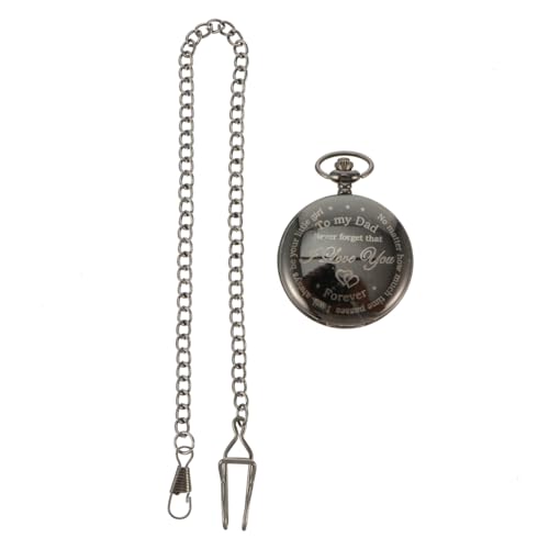 LALADEFIEE Vintage Quartz Movement Pocket Watch Retro Necklace Unisex Clothing