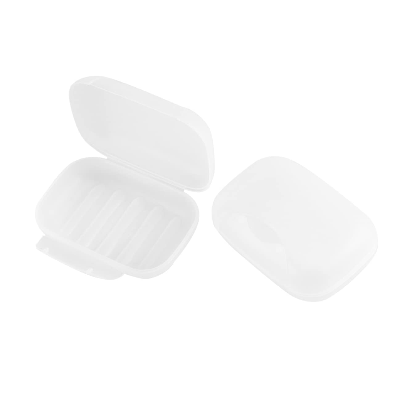 KONTONTY Creative Portable Soap Case Leakproof Soap Holder for Travel with Lock for Camping Hiking Bathroom Gym and Outdoor Use