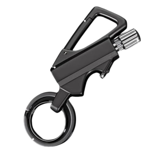 Image of Smoke King Stealth Flame Keylighter Black Lighter