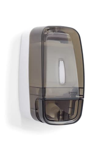 Kit Toalheiro Papel Toalha e Dispenser Sabonete Liquido Saboneteira com Reservatório 600ml Invoq Fum