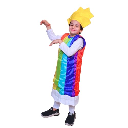 Image of Kaku Fancy Dresses Nature Costume for Kids - Star, Sun, Moon, Cloud, Water Drop, Rainbow for Boys & Girls - Annual Function /Theme Party /Stage Shows /Competition