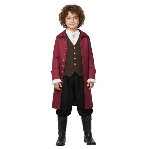 BPURB Chicos gótico medieval Tailcoat Abrigo Steampunk Victorian