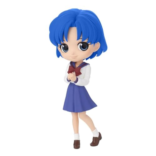 Image of Banpresto - Pretty Guardian Sailor Moon Q posket Ami Mizuno Figure Version A, Blue, (BP17748)