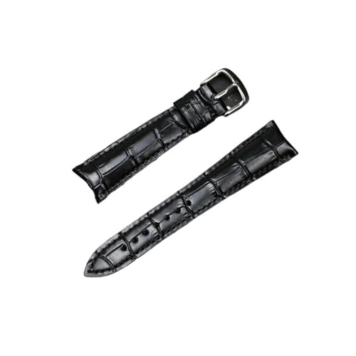 Bracelet de montre en cuir pour Ulysse Nardin, ajustement parfait incurvé noir marron