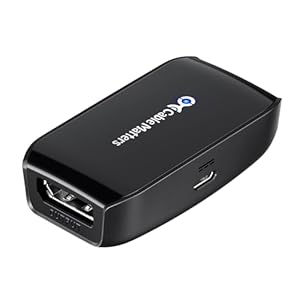 Cable Matters 8K DisplayPort Repeater aktiv für Oculus Rift S (DisplayPort Signalverstärker) mit 8K 60Hz (bis zu 9m), 4K 120Hz für HTC Vive, Gaming-Monitore und mehr