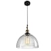 Produktbild GRFH Glas Pendelleuchten Schatten Glas Lampe Restaurant Friseur Laden Deckenleuchte Transparent Metall Hängegelenk Pendelleuchte E27 110V-240V, zd2015-2 Bronze