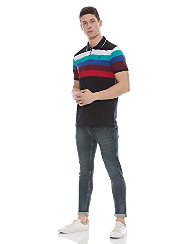 Image of Max Men's Men Striped Polo T-Shirt