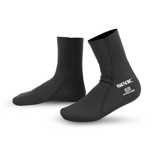 SEAC Prime, Chaussons de plongée en néoprène de 2 mm,