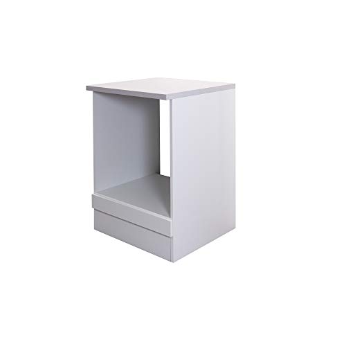 Flex-Well Herdumbauschrank UNNA | Ofenschrank für Backofen | Breite 60 cm | Weiß