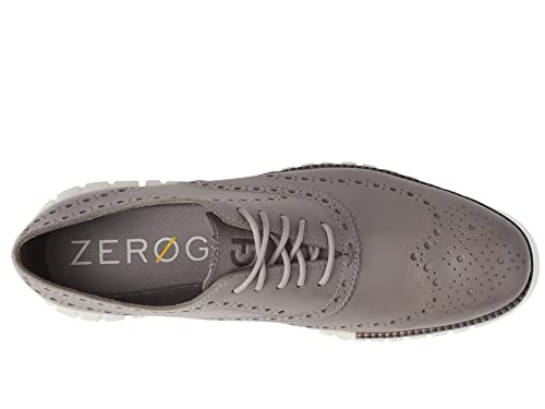 Image of Cole Haan Men's Zerogrand Wingtip Oxford, Ironstone Egret, 13.5 US