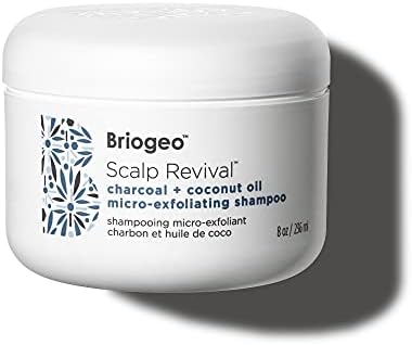 Briogeo Scalp Revival Charcoal + Coconut Oil Micro-Exfoliating Shampoo | Scalp Scrub Treatment to Soothe a Dry, Flaky, Itchy Scalp | Vegan, Phalate & Paraben-Free | 8 Ounces