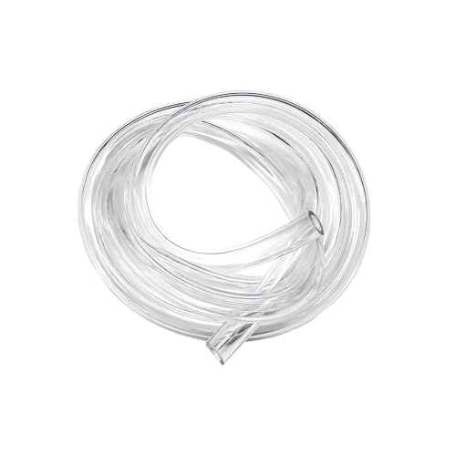 KVAEY Colorful Fuel Line Hose Tube, Flexible Anticorrosion Silicone Gas Line Petrol Hose Line, Soft High Performance Vacuum Tubing Hose Replacement for Motorcycle Dirt Pit Bike ATV (White)
