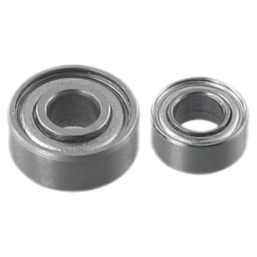 Ersatz-Kugellager Für Oberfräsen-Bit, 10 Stück Kugellager In 2 Größen, Reparaturzubehör, 4,76 * 9,52 4,76 * 12, 5 Werkzeug-Set Schraube, 10 Stück Für Drehbänke Motoren Fräsmaschinen