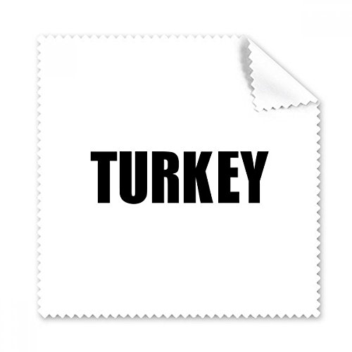Nettoyant écran Turquie chiffon noir pour smartphone et lunettes au bureau