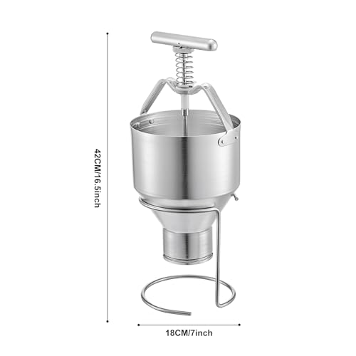 Manual Doughnut Maker - Adjustable Stainless Steel Depositor for Home & Commercial Use - Image 2