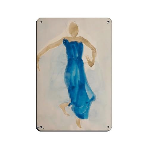 NFFBGFD Poster rétro Auguste Rodin Danseuse Cambodgienne - Décoration murale - 20 x 30 cm