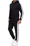 iProfash Trainingsanzug Sportanzug Jogginganzug Trainings Hose Pullover Trainings 526 (526 - Trainingsanzug) SCHWARZ/GRAU XL
