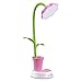 Produktbild Aiskki Schreibtischlampe für Kinder, Nachttischlampe für Mädchen LED USB Augenschutz Blumentischlampe, Leselampe Touch Dimmbar Kind Energiesparende Mit Stifthalter (Rosa)