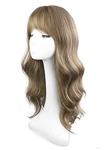 Summer natural full headgear style long curly hair big wave