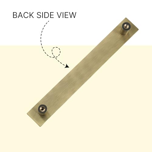 Image of Canvas 12 Inch Main Door Handle, Door Handles for Main Door, Pull Handles for All The Doors of House, Office, Hotels-Pack of 1, Brass Antique