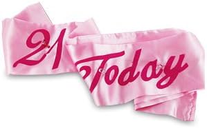 A1GiftsFlashing 21 Today Birthday Sash