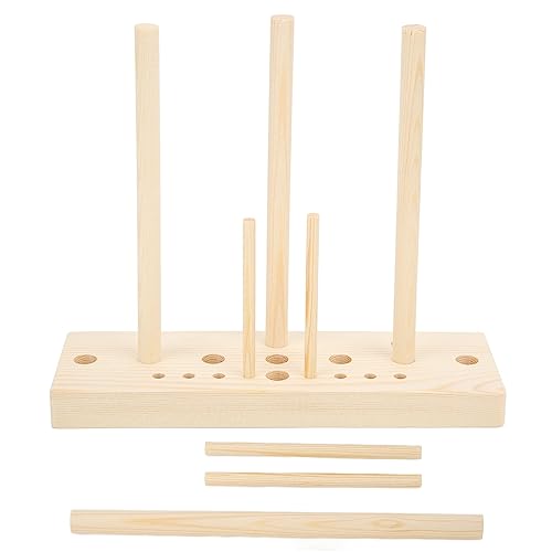 Focket Schleifenmacher, Tragbarer Schleifenmacher aus Holz für Bänder, Verstellbarer Schleifenmacher für Weihnachts-Halloween-Schleifen, Haarschleifen, Erstellen von Geschenkschleifen
