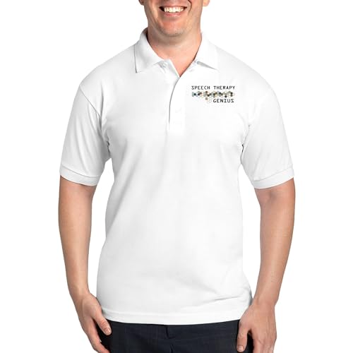 CafePress Speech Therapy Golf Polo Men