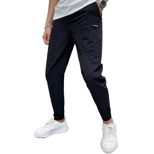 Vogany Cargo Pants, Men Comfortable Cargo Pants with Great Storage Capacity, High-Stretch Multi-Pocket Overalls