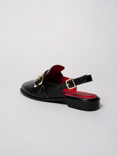 Image of Theater Women Jabberwocky Jubjubs | Stylish Slingback Loafer Flats with Adjustable Buckles