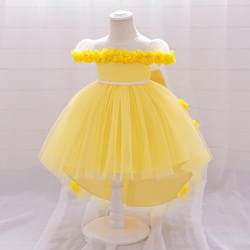 6M-3Y Baby Girls Toddler Tutu Dress Infant Tulle Dress Party Princess Dresses Off The Shoulder Formal Prom Gowns3