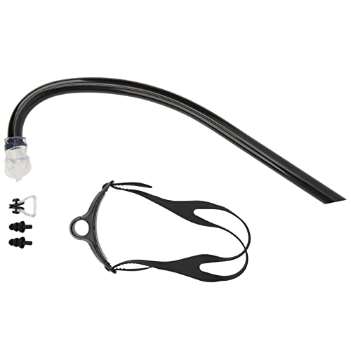 SHUAIGUO 液体シリコンマウスピース、調整可能なヘッドバンド、取り外し可能なブラケット、大人用の耳栓、ウォータースポーツを備えたプロのダイビングシュノーケルセット