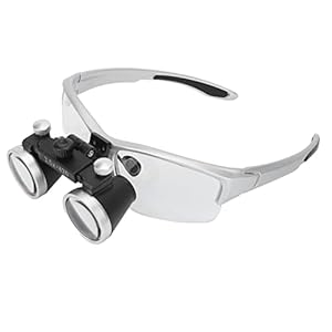 Tandheelkundige Loep, 100-240V Handig Vergrootglas met Instelbare Lichthoekkop voor Tandheelkundig Lassen (EU-stekker)