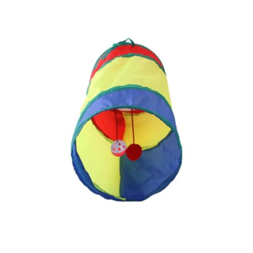 Túnel Labirinto Para Cachorro e Gato - 46x25cm De Diâmetro, Ideal para Brincadeiras e Estímulo Menta