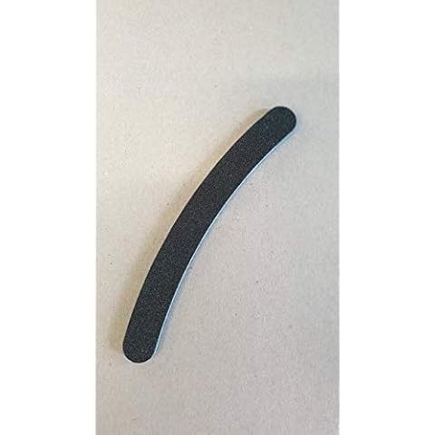 Cuccio 80 Grit Blue Centre Black Boomerang Nail File Cover