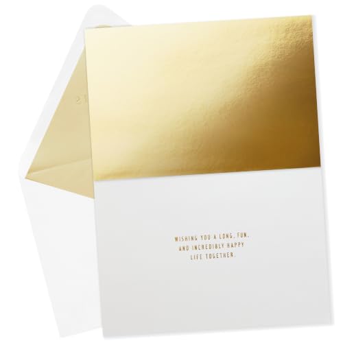Hallmark Signature Congratulations Engagement Card, Bridal Shower Card, Wedding Card (Congrats Confetti) - Image 2