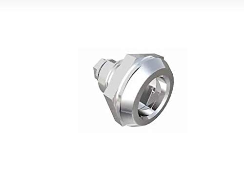 Southco E5-6-0327-UU1 Quarter-Turn Cam Latch, 8 mm Triangle Recess, Without Cam, Sealed, 316 Stainless Steel, Passivated, 0
