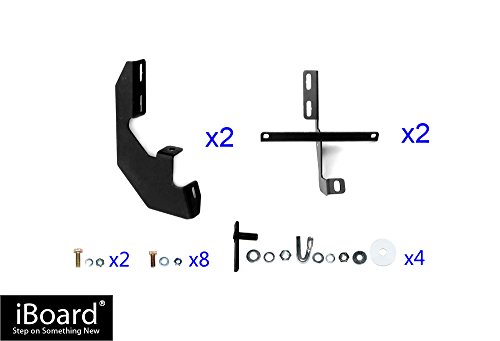 Eboard Running Board 6" Black Fits 2011-2018 Explorer Sport Utility 4-Door (Nerf Bar | Side Steps | Side Bars) #TOP6