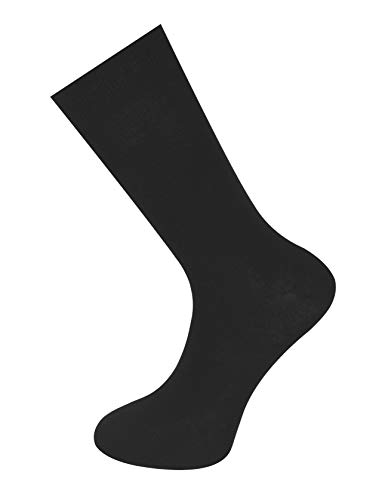Mysocks Calcetines de color liso para hombres y mujeres negro Cover