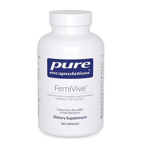 Pure Encapsulations FemiVive - Ashwagandha for Women - Dietary Supplement to Aid Womens Pleasure* - Gluten Free & Non-GMO - 120 Capsules