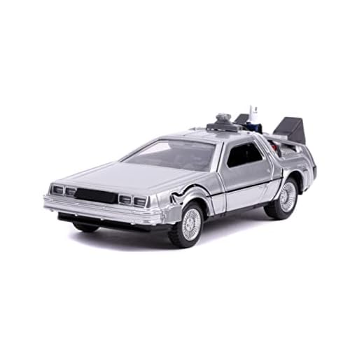 Jada Back To The Coche Delorean Regreso al Futuro II, Escala 1:32, Coleccionismo 253252003, color