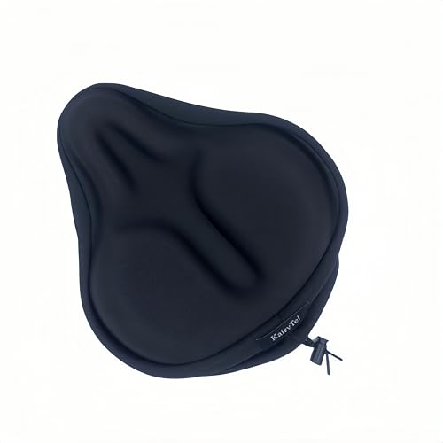 Image of Bicycle seat Cushion Cover, Thickened Silicone Shock-Absorbing Soft seat Cushion Cover, Mountain Road Bike seat Cover, Soft Fart Cushion Cover Outdoor & Indoor Bike Saddles