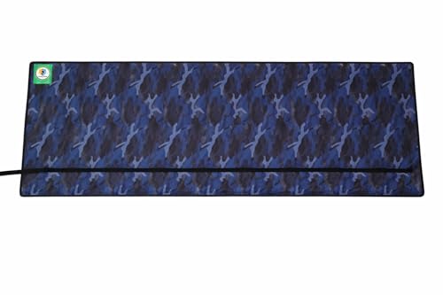Image of Insulated Water Tank Cover for Overhead Tanks Aluminium Foil Bubble Insulation Heat & Cold Protection Waterproof Fabric UV Resistant Buckle Straps 500-2000 L (NAVY CAMOUFLAGE, 1000 LTR)