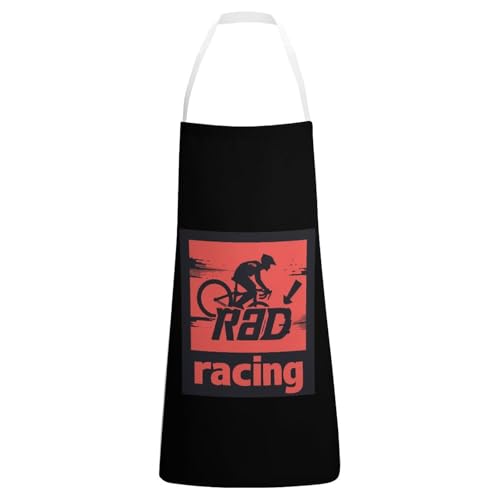 Rad Racing Cycling Bikes Apron Adjustable Bib Lightweight Chef Cooking Waterproof Aprons