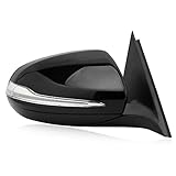 MOFOAP W205 Side Mirror for 2015-2021 Mercedes Benz C Class C180 C260 C300,Mercedes Passenger Side Door Mirror with Electrical Folding/Blind Spot/Heated/LED Turning Signal Light/Memory/Puddle Lights