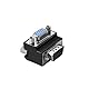 2X Rechtwinkliger VGA-Adapter 15-poliger SVGA-Anschluss