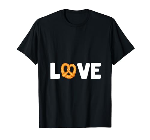 Love Pretzel Pretzels Baker Pastelería Alemana Hornear Camiseta